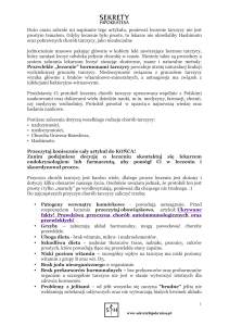 PDF: Protokół leczenia chorób Tarczycy