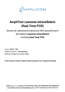 AmpliTest Lawsonia intracellularis (Real Time PCR)