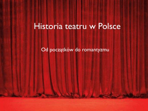 Historia teatru w Polsce