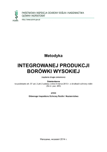 IP Borówek ed 2 - Państwowa Inspekcja Ochrony Roślin i