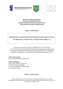 Raport 1.​pdf - Politechnika Opolska :: Wydział Budownictwa