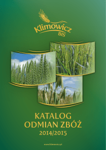 Katalog odmian zbóż