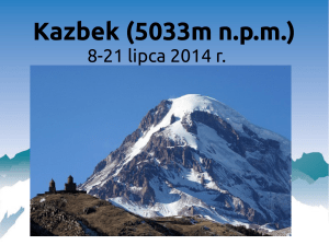 Kazbek (5033m n.p.m.)