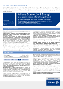 KII - Allianz Surowców i Energii