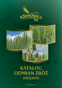 Katalog odmian zbóż