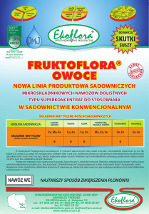 fruktoflora® owoce