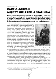 Pakt o agresji między Hitlerem a Stalinem