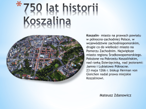 Ratusz w Koszalinie dawniej i dziś