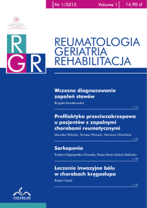 reumatologia geriatria rehabilitacja