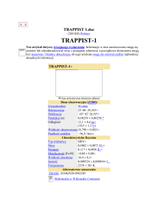 TRAPPIST 1 - trappist 1 - h.kuz
