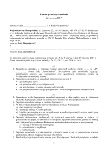 Umowa nr - Krakowskie Biuro Geodezji i Terenów Rolnych w