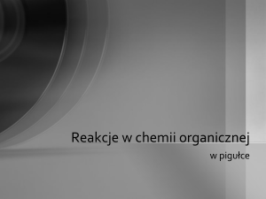 Reakcje w chemii organicznej