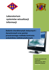 Laboratorium systemów wizualizacji informacji