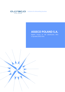 Sprawozdanie finansowe Asseco Poland S.A.