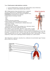 Temat: Układ krążenia i układ oddechowy człowieka 1. Czym jest