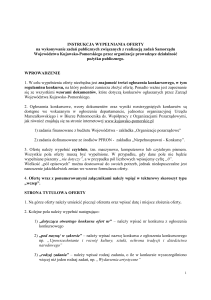 instrukcja wypełniania oferty - NGO Kujawsko