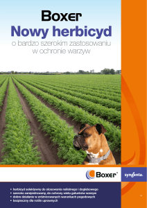 Nowy herbicyd
