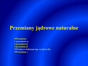 Przemiany jądrowe naturalne