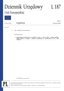 Rozporządzenie Komisji (UE) nr 651/2014 z dnia 17 czerwca 2014 r