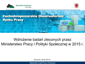 Technika badania - Wojewódzki Urząd Pracy w Szczecinie