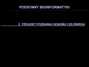 podstawy bioinformatyki