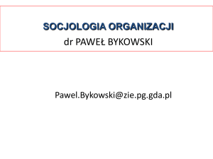 Socjologia organizacji