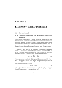 Elementy termodynamiki