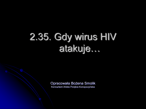 Sposoby zakażenia wirusem HIV