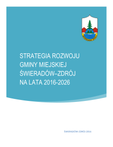 strategia rozwoju gminy miejskiej świeradów – zdrój na lata 2016
