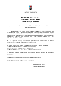 Nr 3253/17 z dnia 17 maja 2017r. - Urząd Miasta Płocka