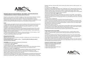 instrukcja obsługi do regulatorów esc ”abc-power” - Abc-rc