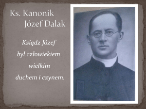 Ks. Kanonik Józef Dalak
