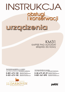 Kaffee Pad Automat KM31 - Darboven sklep on-line