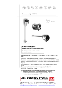 Hydrocont S50 - ACS-Control