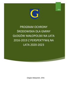 Program ochrony środowiska - um.glogow
