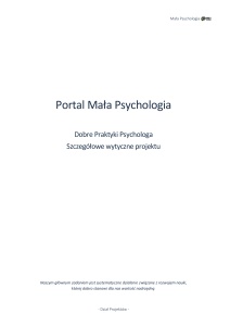 Polityka Portalu Mała Psychologia