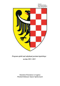 Program Opieki nad Zabytkami Powiatu Legnickiego na lata 2006