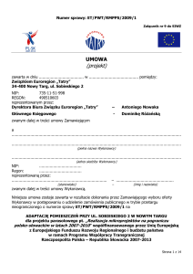 dokument pdf - Euroregion TATRY