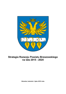 Strategia Powiatu Brzozowskiego - Starostwo Powiatowe w Brzozowie