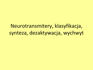 Wykład 4 2016_17 Neurotransmitery, klasyfikacja, synteza