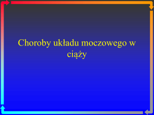 Choroby układu moczowego w ciąży