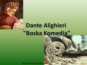 Dante Alighieri "Boska Komedia"
