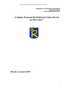 LPR Olsztyn 4.1. - BIP Urząd Gminy Rewal