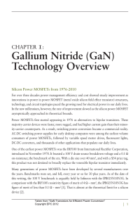 GaN Transistors for Efficient Power Conversion - Chapter 1