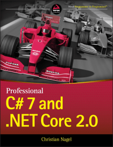 Professional Csharp 7 and .NET Core 2.0