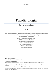 Patofizjologia - skrypt (2018)
