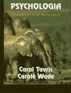 Tavris C. Wade C. - Psychologia podejścia i koncepcje