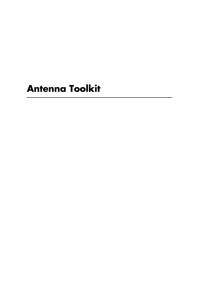 Antenna Toolkit - 2nd Edition