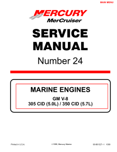 Manual engine 305 cid 50l