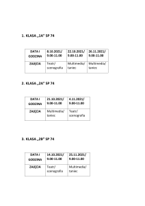 LEKCJE ARTYSTYCZNE SP 74